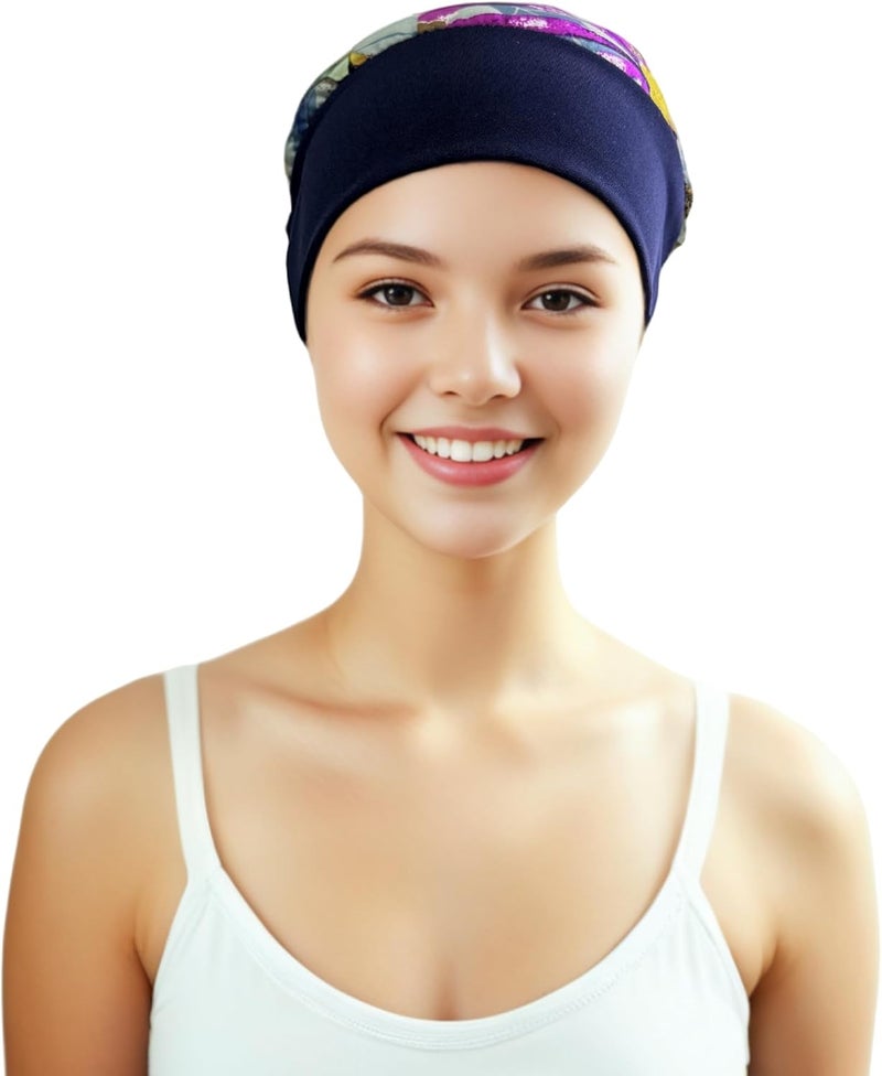 Belleshow Chemo Headwear Turbans for Women, Cancer Head Scarf, Headwear Coverings Caps, Head Wraps for Cancer Patients - Image 3